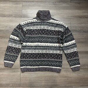 Vtg 90s Carly Blake Knit Pullover Sweater Size L  Acrylic Blend Made In USA